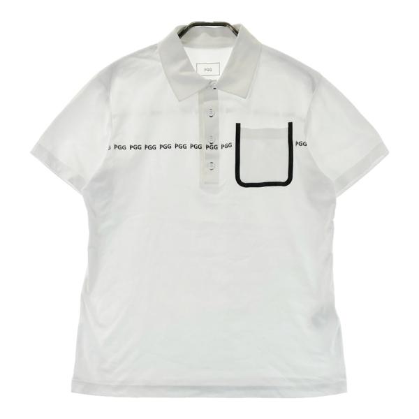 PEARLY GATES ポロシャツ サイズ4 ホワイトパーリーゲイツゴルフ半袖 PEARLY GATES パーリーゲイツ 半袖ポロシャツ ホワイト系 4