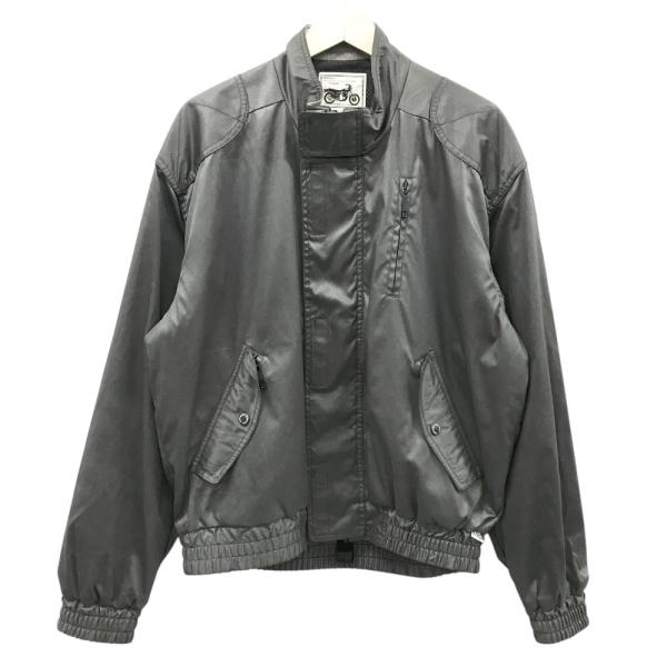 KAWASAKI カワサキ NINJA 忍者 ナイロン ライダースジャケット グレー