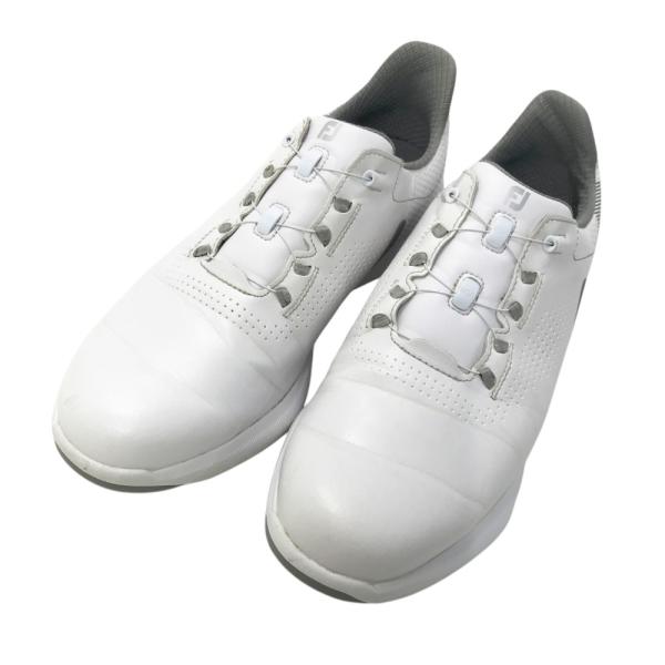 フットジョイ　⭐︎ゴルフシューズ フューエル　BOA ホワイト FOOT JOY フットジョイ 55446J ゴルフシューズ FJ FUEL BOA ホワイト系