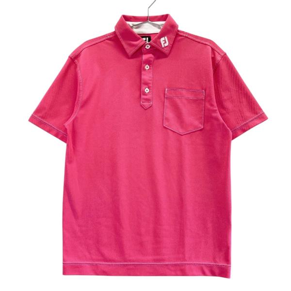 FootJoy ポロシャツ ピンク ゴルフウェア FootJoy（フットジョイ） 半袖ポロシャツ ピンク系 M ゴルフウェア