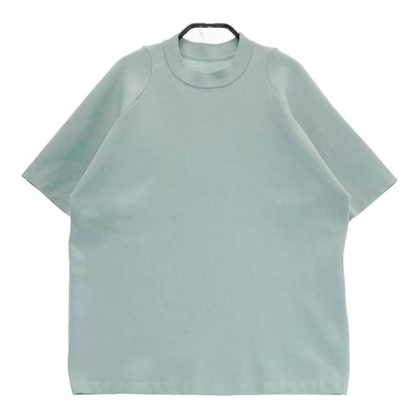 【美品】PEARLYGATES　半袖モックネックシャツ　ゴルフウェア　白青　2 30％OFF】[パーリーゲイツ]メンズ強撚タックカノコ半袖モック