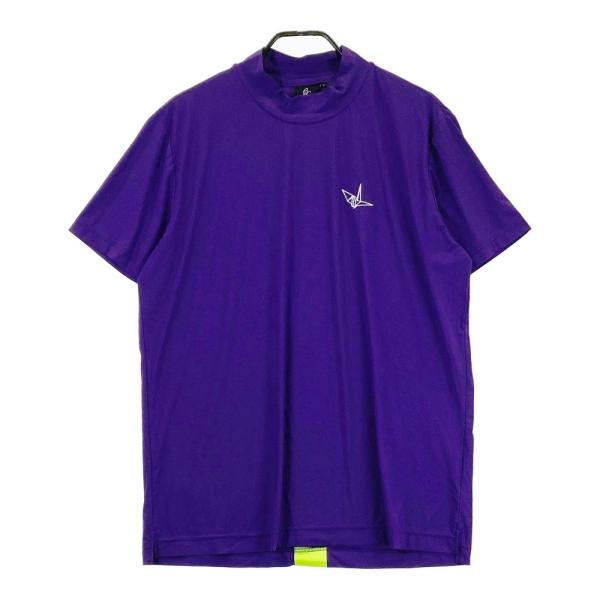 1PIU1UGUALE3 GOLF 半袖モックネックTシャツ パープル系 5