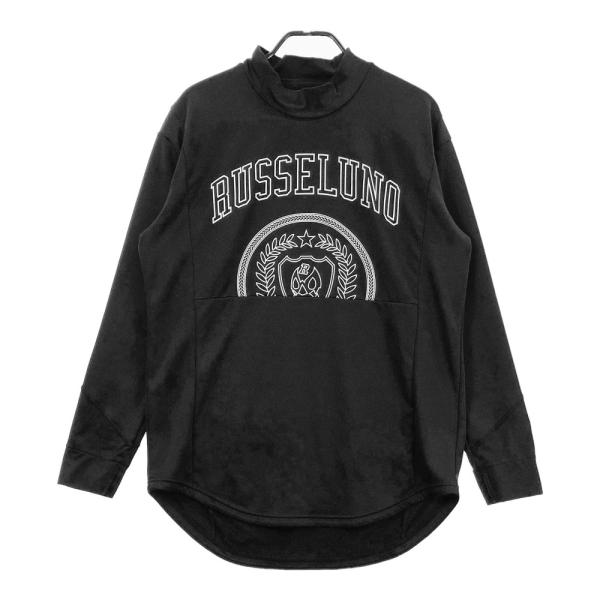 サイズ：4 RUSSELUNO ラッセルノ  モックネック長袖Tシャツ ルチャ  ホワイト系 [240101417387] ゴルフウェア メンズ ストスト RUSSELUNO ラッセルノ 裏起毛モックネック長袖Tシャツ ルチャ