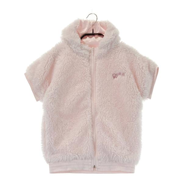 【美品】ARCHIVIO アルチビオ 中綿ジャケット 半袖 フーディピンク 36 コットン混ラメ糸ニットブルゾン|アルチビオ-アウトレット- - ゴルフ