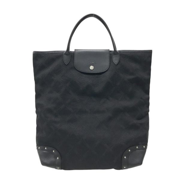 まいさま専用　ロンシャン トートバッグ 未使用　ブラック LONGCHAMP（ロンシャン） トートバッグ ブラック系 : ブランド古着