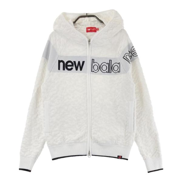 サイズ：1 NEW BALANCE GOLF ニューバランス  フード付長袖 ジップジャケット レオパード ヒョウ柄 ホワイト系 [240101468167] ゴルフウェア レディース ストスト NEW BALANCE GOLF ニューバランス フード付長袖 ジップ