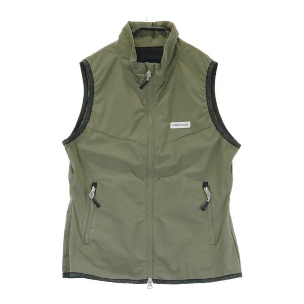 【美品!!】ブリーフィング ベスト レディース サイズM BRIEFING GOLF ブリーフィング ジップベスト カーキ系 S ゴルフ