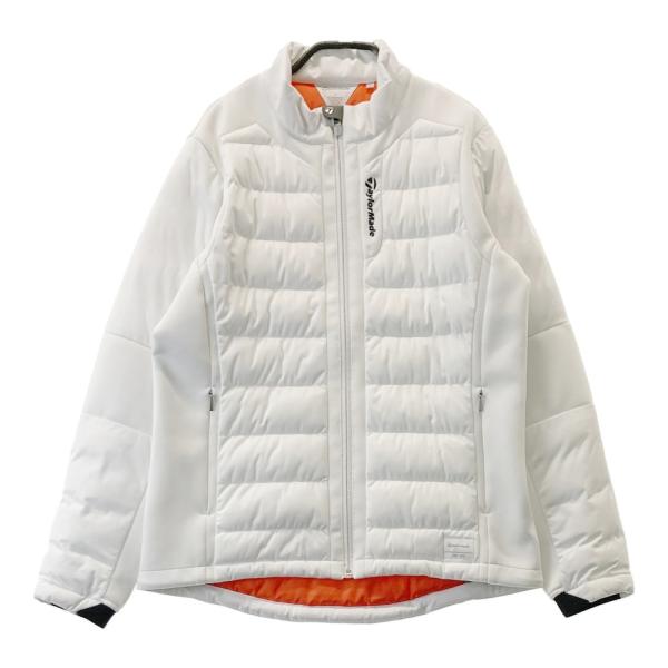 【週末限定】テーラーメイド　中綿ジャケット　メンズゴルフ用アウター　ホワイト　L TAYLOR MADE テーラーメイド 中綿ジャケット ホワイト系 M ゴルフ