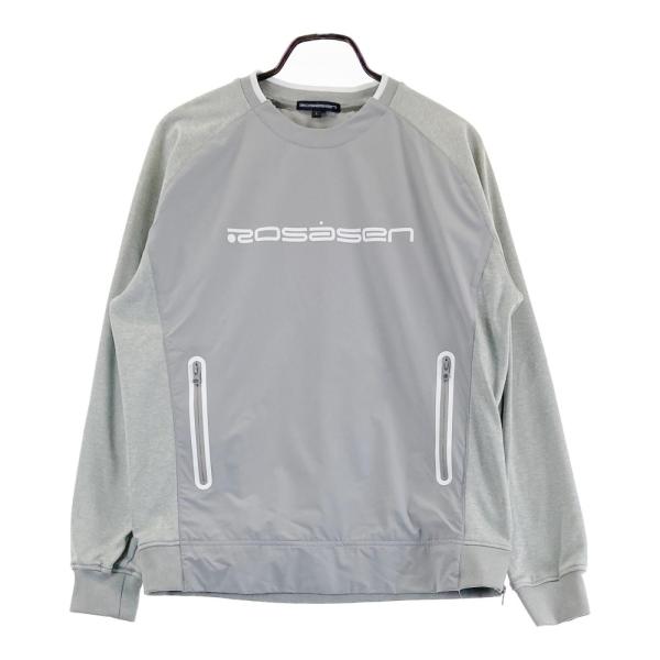 ROSASEN ロサーセン スウェット切替 ブルゾン グレー系 L ゴルフ