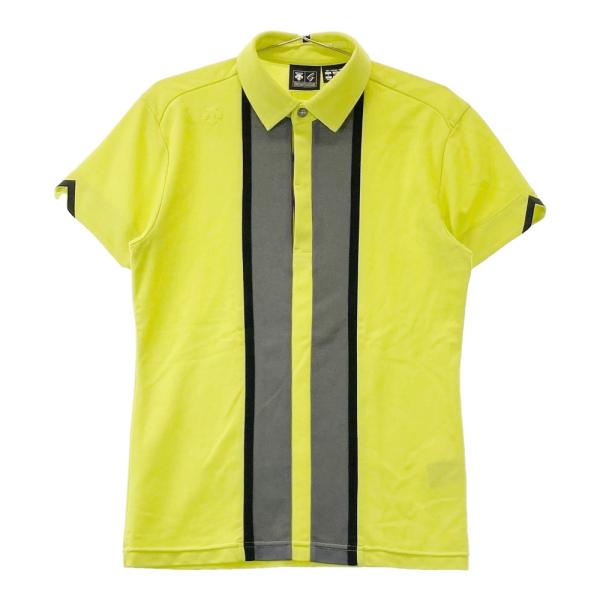 DESCENTE GOLF デサントゴルフ 半袖ポロシャツ イエロー系 S