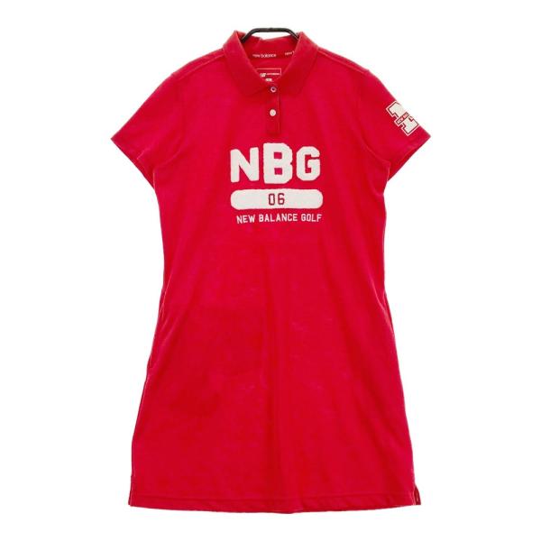 NEW BALANCE GOLF ニューバランス 半袖 ポロ ワンピース レッド系 2