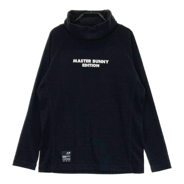サイズ：0 MASTER BUNNY EDITION マスターバニーエディション  長袖タートルネックTシャツ  ブラック系 [240101471253] ゴルフウェア レディース ストスト MASTER BUNNY EDITION マスターバニーエディション 長袖