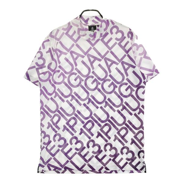 【未使用】1piu1uguale3 GOLF モックネック半袖シャツ サイズ6 ゴルフ用】le coq sportif GOLF ルコック 半袖オーバーサイズ
