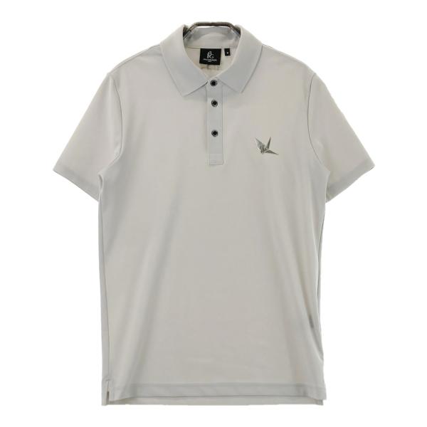 【美品】1PIU1UGUALE3 GOLF 総柄 半袖ポロシャツ グレー V 1PIU1UGUALE3 GOLF 【美品】1PIU1UGUALE3 GST185 半袖ポロシャツ