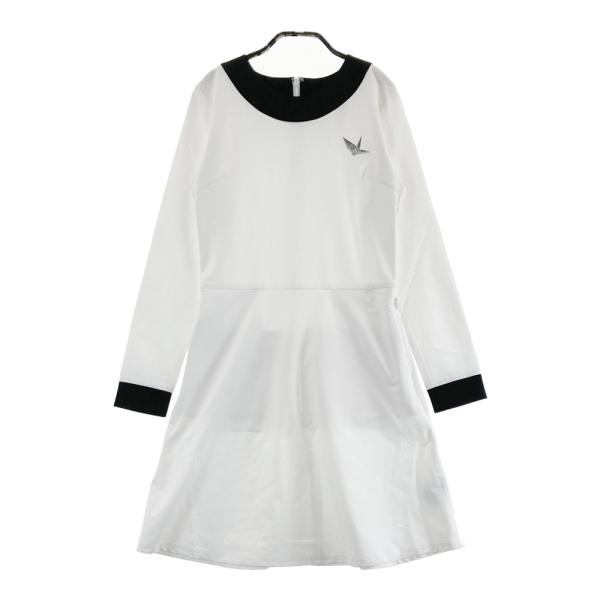 サイズ：2 1PIU1UGUALE3 GOLF GST172 ワンピース  ホワイト系 [240101472665] ゴルフウェア レディース ストスト 1PIU1UGUALE3 GOLF GST172 ワンピース ホワイト系 2 ゴルフ