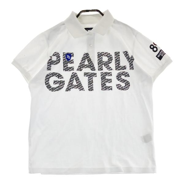 PEARLY GATES パーリーゲイツ 半袖ポロシャツ ホワイト系 2