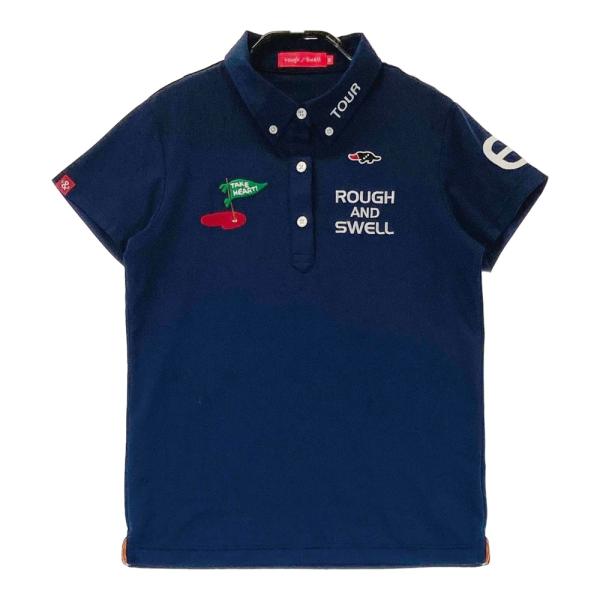 ROUGH&SWELL ラフアンドスウェル 半袖ポロシャツ ボタンダウン