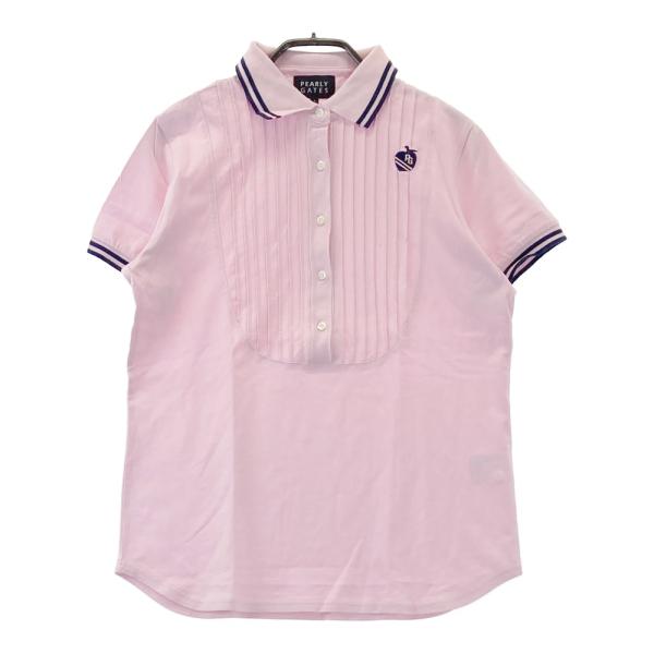 新品未使用　PEARLY GATES ポロシャツ ピンク PEARLY GATES パーリーゲイツ 半袖ポロシャツ ピンク系 1 ゴルフウェア