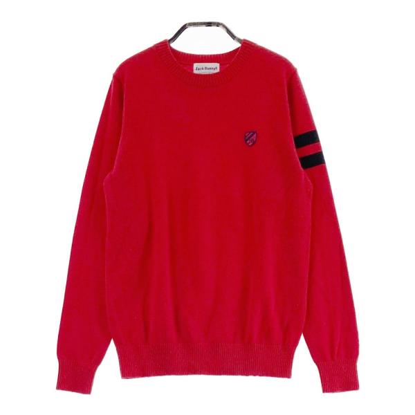 JACK BUNNY ジャックバニー ニットセーター レッド系 1 ゴルフウェア
