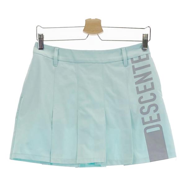 DESCENTE GOLF デサントゴルフ スカート ブルー系 M ゴルフウェア