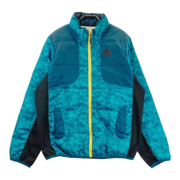 CLUNK クランク ダウンジャケト 総柄 グリーン系 M ゴルフウェア