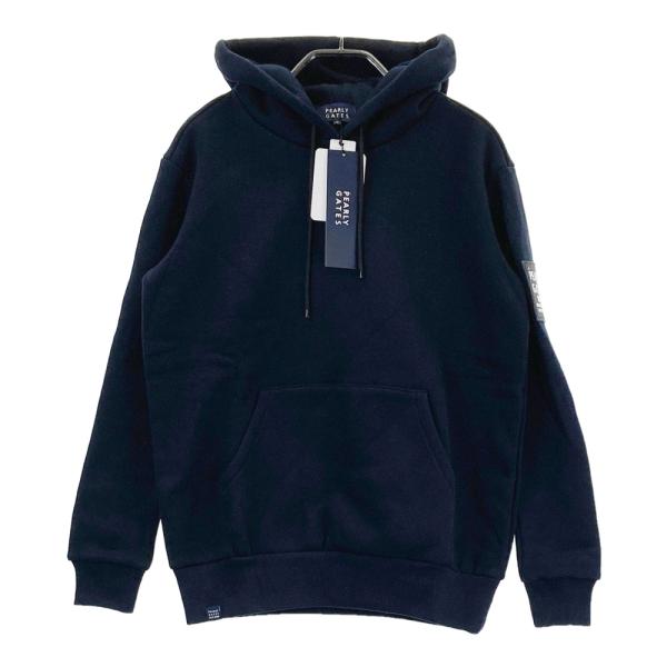 サイズ：2 PEARLY GATES パーリーゲイツ 055-2272002 カシミヤ ニット ジップジャケット ロゴ  ブラック系 [240101473974] ゴルフウェア レディース ストスト サイズ：2 PEARLY GATES パーリーゲイツ 055-2272002 カシミヤ