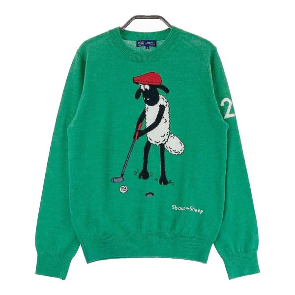 23区GOLF ニジュウサンクゴルフ ×ひつじのショーン ウール混