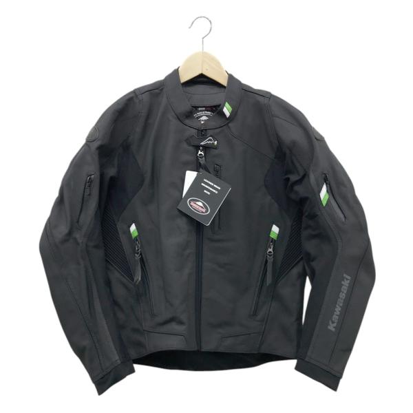 KUSHITANI × KAWASAKI CHROME JACKET 新品】KUSHITANI クシタニ ×KAWASAKI K-0691K レザー クローム