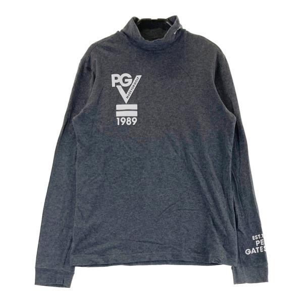 サイズ：2 PEARLY GATES パーリーゲイツ  ハイネック 長袖Tシャツ  グレー系 [240101447355] ゴルフウェア レディース ストスト サイズ：2 PEARLY GATES パーリーゲイツ 2023年モデル