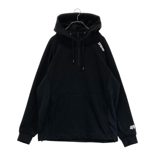 【美品】TFW49 ハーフジップ コンビネーションパーカー L 美品】TFW49 ハーフジップ コンビネーションパーカー L TFW49