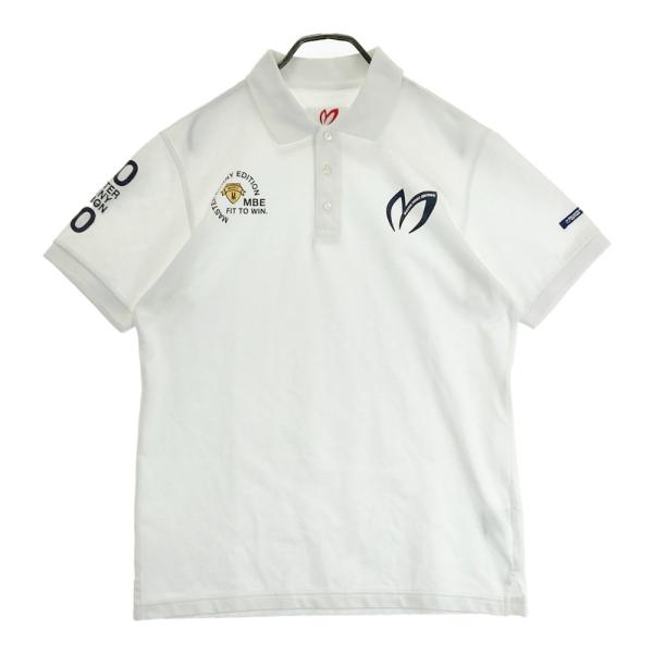 【新品】MASTER BUNNY EDITION　半袖ポロシャツ　白　メンズ 5 サイズ：5 MASTER BUNNY EDITION マスターバニーエディション 半袖