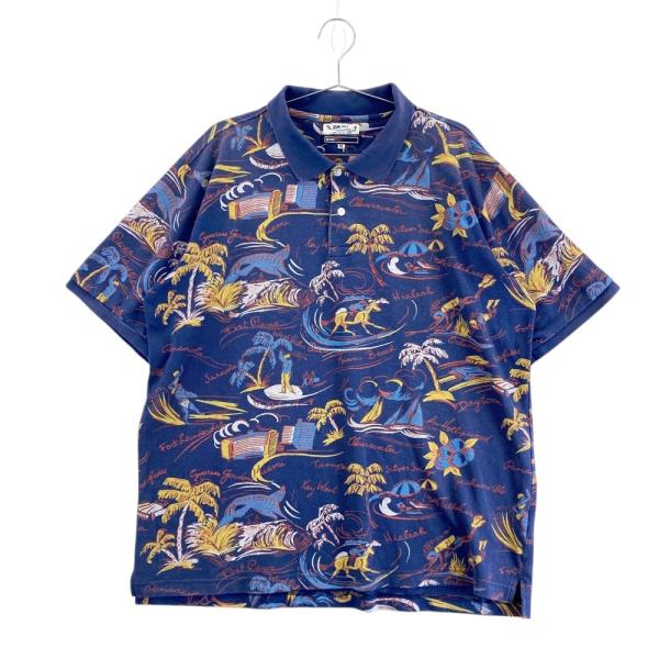 【新品】ビームスゴルフ／ポロシャツ／半袖 超美品】ビームスゴルフ×スターウォーズ 半袖ポロシャツ 黒