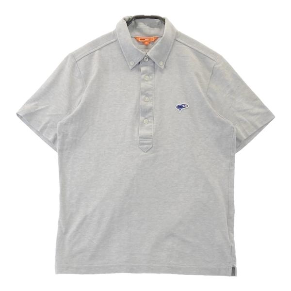 新品　BEAMS GOLF ビームスゴルフ　　半袖ボタンシャツ BEAMS GOLF ビームス ゴルフ 半袖 フルボタン シャツ S ネイビー