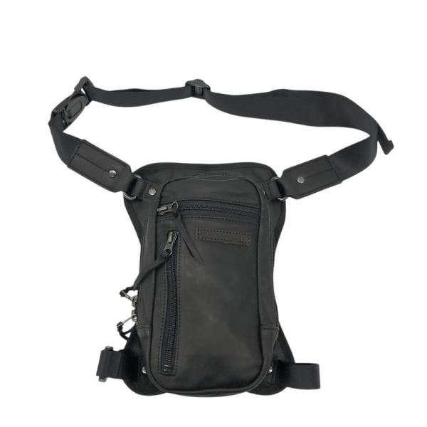 クシタニ kushitani レッグバッグ 限定 ブラック 美品 KUSHITANI クシタニ K-3578 2WAY レッグバッグ ブラック系