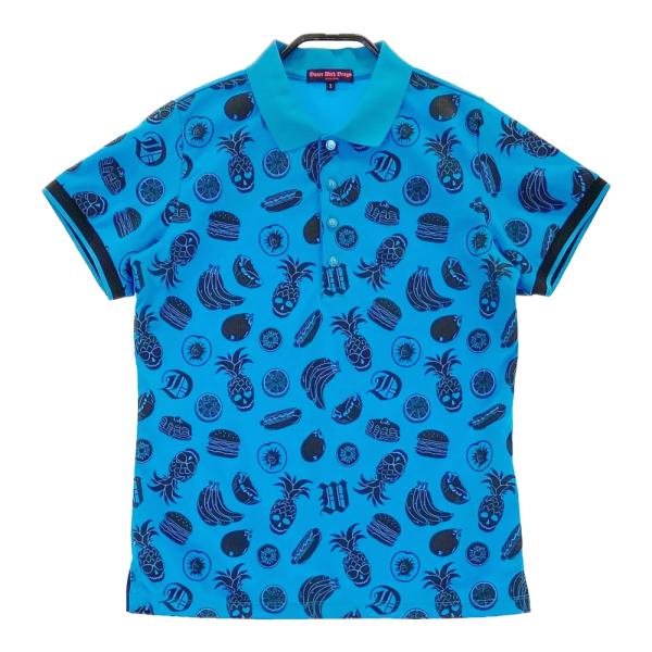 DANCE WITH DRAGON ダンスウィズドラゴン 半袖ポロシャツ 総柄