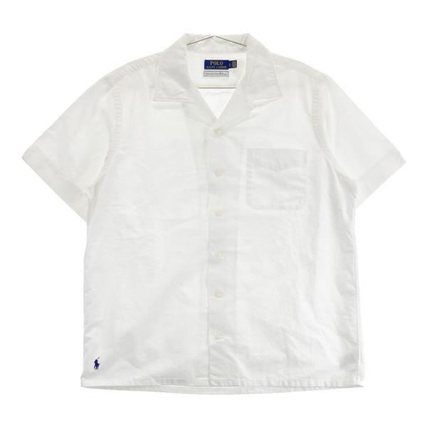 新品 ラルフローレン×ロンハーマン別注 開襟シャツXL ホワイト POLO RALPH LAUREN ポロ ラルフローレン RON HERMAN ロン