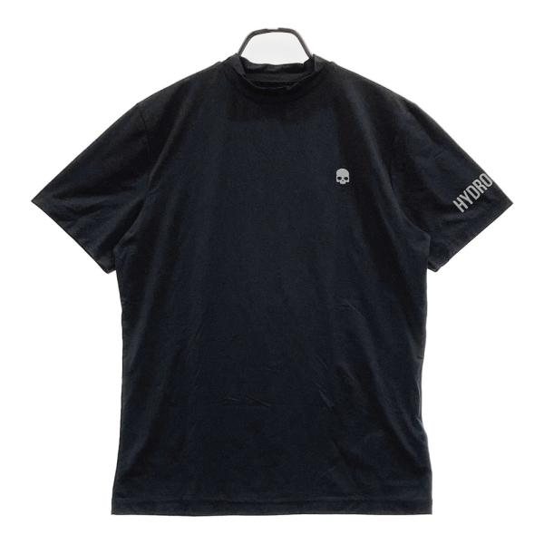 サイズ：S RUFFLOG ラフロッグ ×TTNE ハイネック 半袖Tシャツ  ブラック系 [240101335315] ゴルフウェア メンズ ストスト HYDROGEN GOLF ハイドロゲン ゴルフ ハイネック 半袖Tシャツ