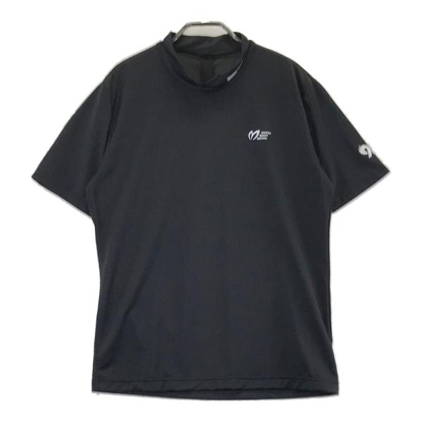 サイズ：5 MASTER BUNNY EDITION マスターバニーエディション  モックネック 長袖 Tシャツ  ブラック系 [240101470043] ゴルフウェア メンズ ストスト MASTER BUNNY EDITION（マスターバニーエディション） モックネック