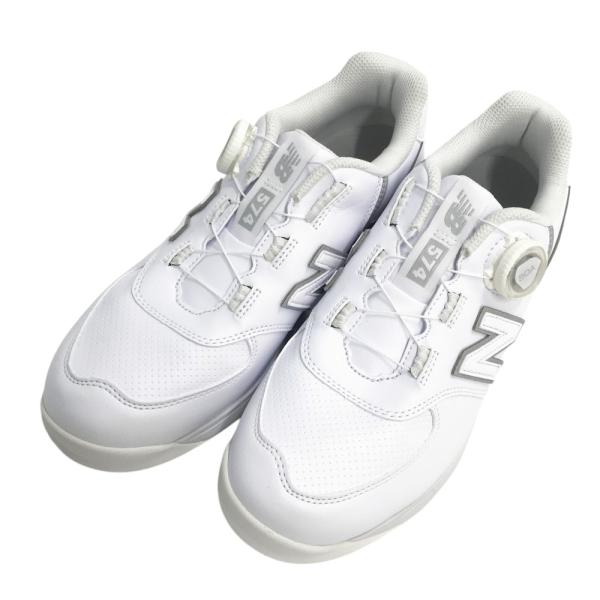 NEW BALANCE GOLF ニューバランス WGBS574C 2024年モデル スパイクレスシューズ BOA  ホワイト系 25 [240101487019] ゴルフウェア レディース ストスト NEW BALANCE GOLF ニューバランス WGBS574C 2024年モデル
