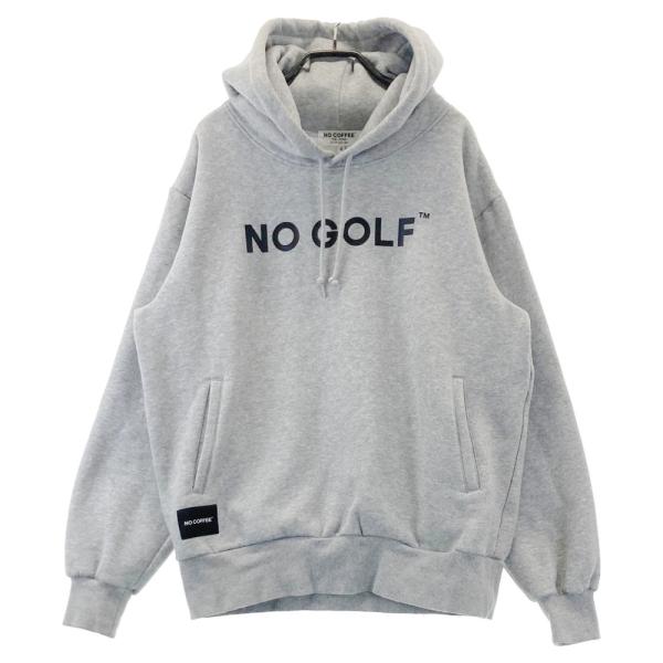 サイズ：M NO COFFEE ノーコーヒー ×CLUBHAUS NO GOLF 裏起毛 スウェットパーカー  グレー系 [240101487110] ゴルフウェア メンズ ストスト stst-used_1-240101487110