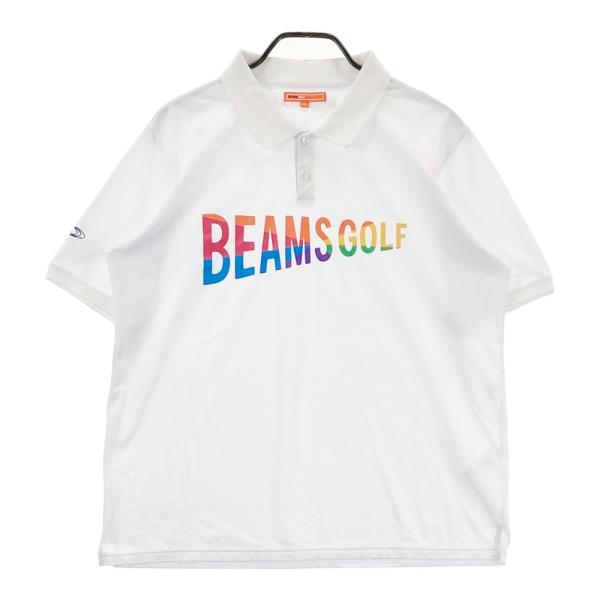 BEAMSGOLF XL ポロシャツ ホワイト BEAMS GOLF ビームスゴルフ 半袖ポロシャツ ホワイト系 XL