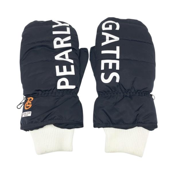 PEARLY GATES パーリーゲイツ ミトン ネイビー系 ゴルフウェア