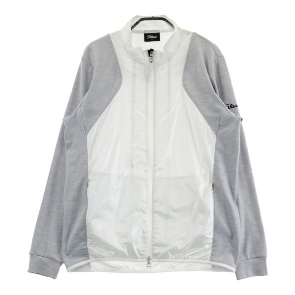 TITLEIST タイトリスト ナイロン切替 ジップジャケット ホワイト系 L