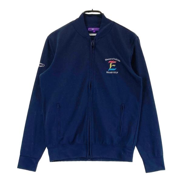 Lサイズ BEAMS GOLF ビームスゴルフ ジャケット ネイビー ボーダー BEAMS GOLF ビームスゴルフ ジップジャケット ネイビー系 S