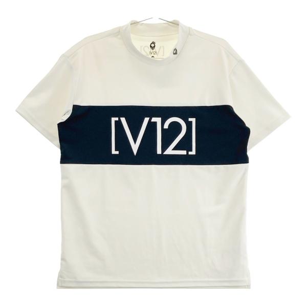 V12 ヴィトゥエルヴ ハイネック 半袖Tシャツ ホワイト系 M