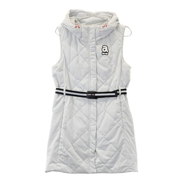 (美品)アルチビオarchivio 蓄熱中綿ワンピース サイズ36 ARCHIVIO アルチビオ 蓄熱 中綿 ノースリーブ ワンピース グレー系 36