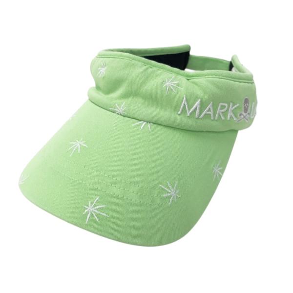 MARK&LONA - coco 中古 マークアンドロナ MARK&LONA サンバイザー フリー グリーン 緑 ジャージー素材 MARK&LONA - coco 中古 マークアンドロナ MARK&LONA サン