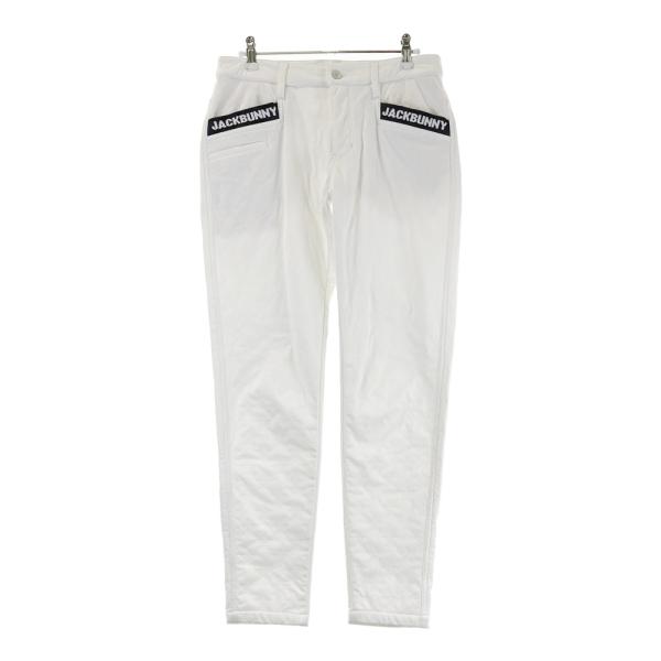 ジャックバニー　白パンツ　星柄 JACK BUNNY ジャックバニー 裏起毛 パンツ 星柄 ホワイト系 0