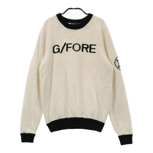 G/FORE ジーフォア カシミヤ混 ウールニットセーター 裏地付 ホワイト