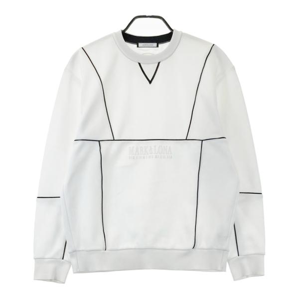美品】MARK & LONA ロゴセーター ホワイト即完売品 48L